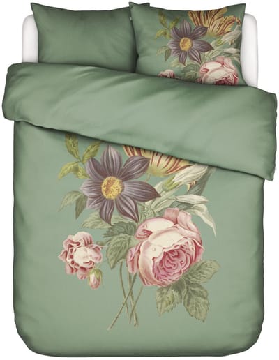 Essenza Madia Dekbedovertrek Basil green - Lits-Jumeaux - 240x200/220 cm