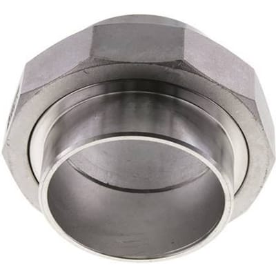 Rechte Koppeling 88.9mm Laseinde RVS Conische Afdichting 16bar