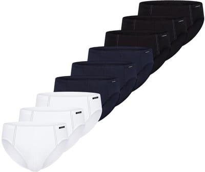 Schiesser Heren slip / onderbroek 9 pack Cotton Essential