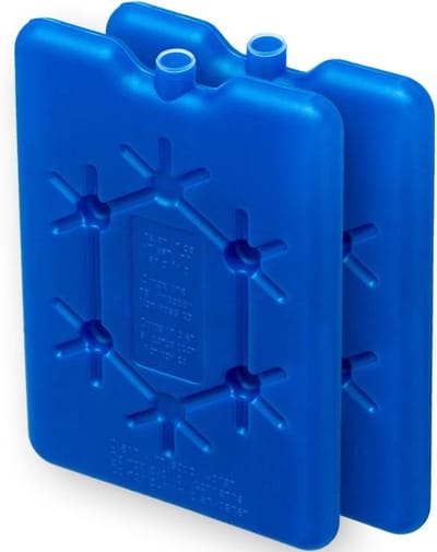 Koelelementen Set - Koelpacks - Dranken Koel Houden - Tot 12 Uur Koelcapaciteit - 2 Stuks 200ml - Blauw