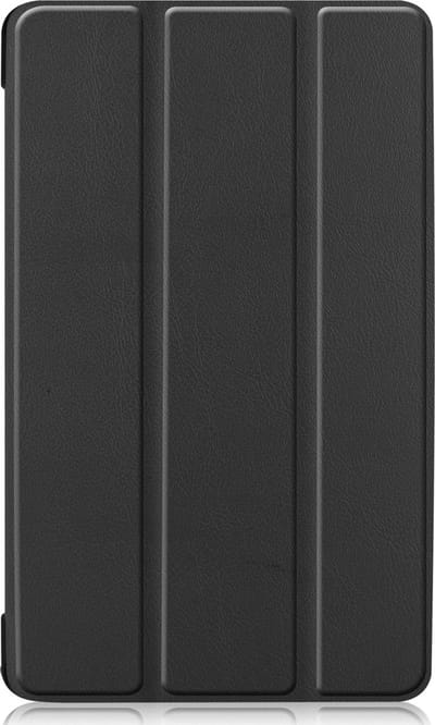 Hoesje - Geschikt voor Samsung Galaxy Tab A 8.0 (2019) - Dun & Stevig - Trifold Bookcase - Hard Cover - Hardcover Book Case - Tablet Hoes - Zwart