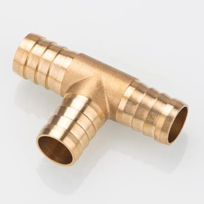 Driehoekige Messing Slangverbinder 14mm voor Tuinirrigatie en Waterafvoer Systemen