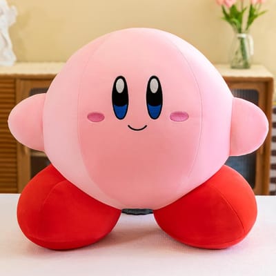 Anime Kirby Pluche Speelgoed Kawaii Schattige Roze Peluche Cartoon Zacht Gevuld Dier Pop Pluizig Kussen Huis Kamer Decor Verjaardagscadeau Kind