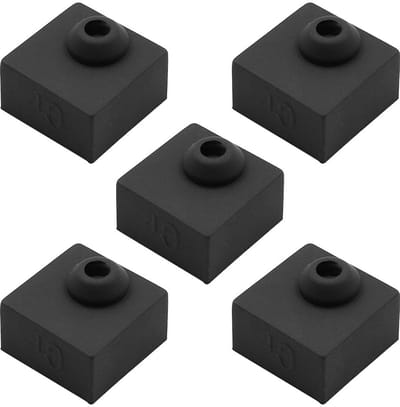 Dailygoody - 3D Printer Hotend Heater Block Cover - Siliconen Cover - Hittebestendig - MK7/8/9 - Bescherming tegen slijtage - Geschikt voor Ender 3/3