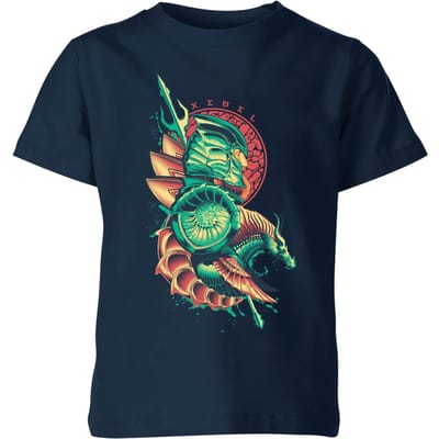 Aquaman Xebel kinder t-shirt - Navy - 98/104 (3-4 jaar)