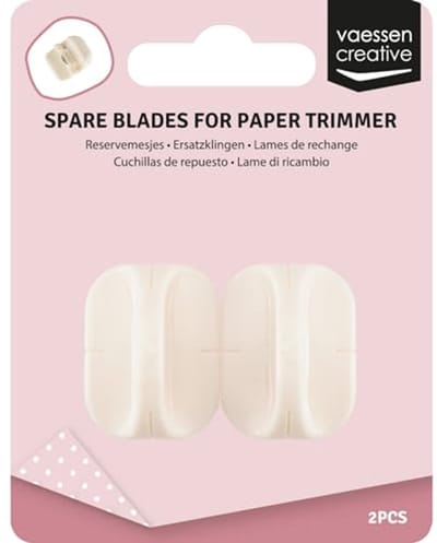 Papier Snijmachine en Vouwplank Set voor Scrapbooking en Kaarten Maken - 2 Vervangbladen, Wit