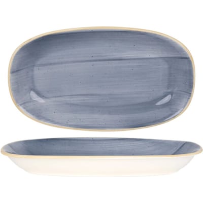 Bonna Serveerschaal - Aura Dusk - Porselein - 34x19 cm - set van 2