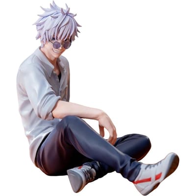 Nieuwe Gojo Satoru Anime Jujutsu Kaisen Figuur Geto Suguru Yumemirize Zittende Houding Collectie Model Cadeau Speelgoed Actiefiguur PVC gray