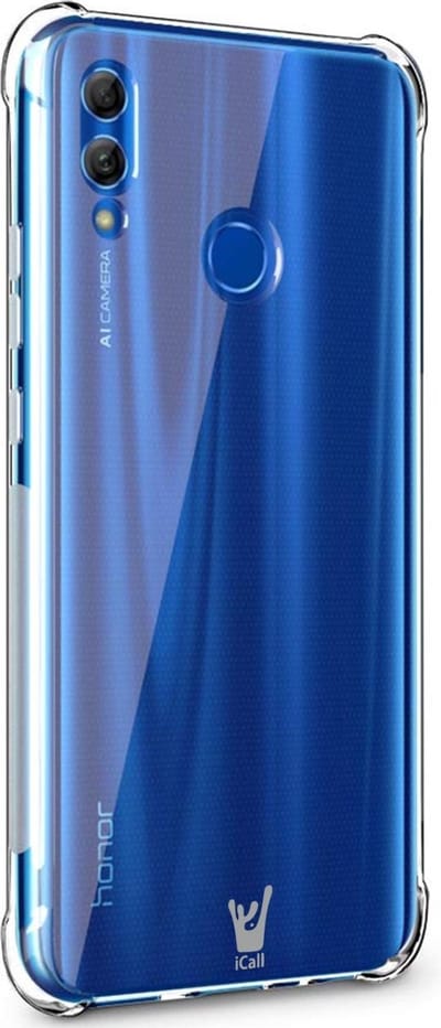 Hoesje geschikt voor Huawei P Smart 2019 - Anti Shock Proof Siliconen Back Cover Case Hoes Transparant