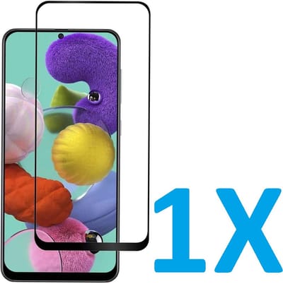 Volledige dekking Screenprotector Glas - Tempered Glass Screen Protector Geschikt voor: Samsung Galaxy A51 - 1x