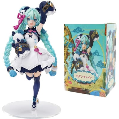 Anime Hatsune Miku poppenmodel cartoon schattig tafelbladdecoratie Chinese Stijl Panda decoratie schattig vakantiegeschenk