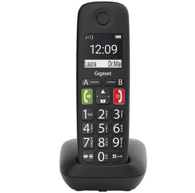 Gigaset E290R - big buttons - black