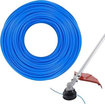 Strimmer-draad 1,6 mm x 100 m - Rond - Plastic trimmerdraad - Duurzaam - Zware uitvoering - Geschikt voor tuinonderhoud - Agrarische productie - Thuis tuinieren