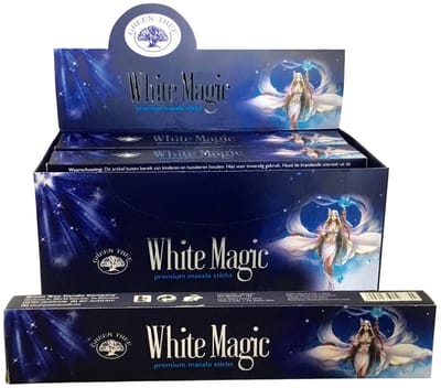White Magic Green Tree wierook – 12 stuks - 180 geurstokjes van 15 gram - Gems and Gifthop
