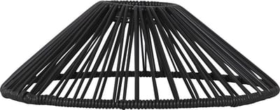 Lampenkap Shade Vide Zwart - Accessoire voor prikkabel - ø25 cm