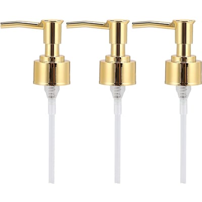 Parfumflespomp Shampoo en Conditioner Flesmondstuk voor Zeep Lotion Massageolie Fles goud