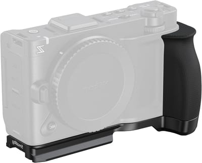 Ergonomische L-vormige Handgreep voor Nikon ZR met Silicone Grip, 1/4" Draad en Snelle Bevestiging voor Statief en Handheld Fotografie - 5466