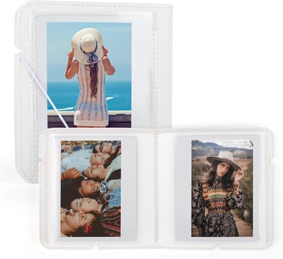 28 Pocket Fotoalbum voor Instax WIDE Camera's - PU Leer, 5 Inch Film Collectie, Souvenir Album voor Foto's