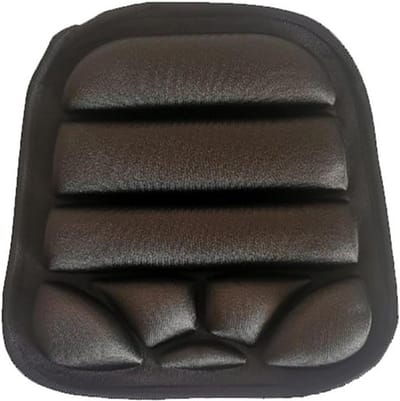 Motorfiets Zadelkussen - Comfort Gel - Comfortabel Rijden - Schokabsorberend 3D Ontwerp - 30 cm x 30.5 cm - Zwart