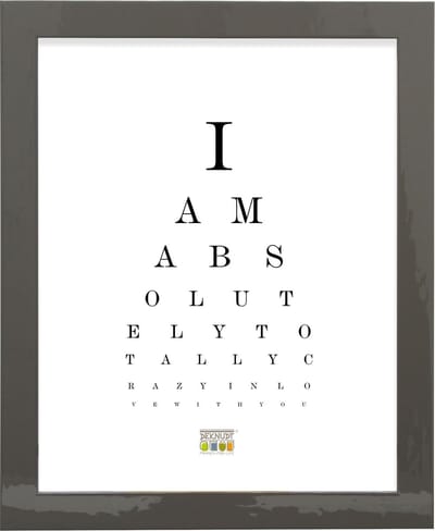 Deknudt Frames fotolijst S875K7 - grijs-beige - glanzend - foto 40x40