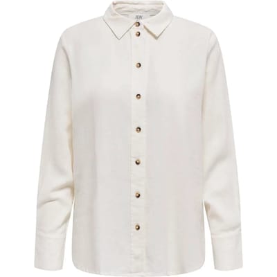 JDY - JDYSAY L/S LINEN LOOSE SHIRT WVN NOOS - Dames - Blouses