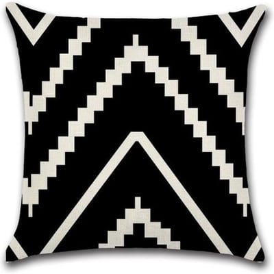 Minimalistische Golven Kussensloop Decoratieve Kussenslopen Geometrische Kussensloop Voor Bank Auto Eenvoudige Kussensloop almohada ZT142 45x45cm white