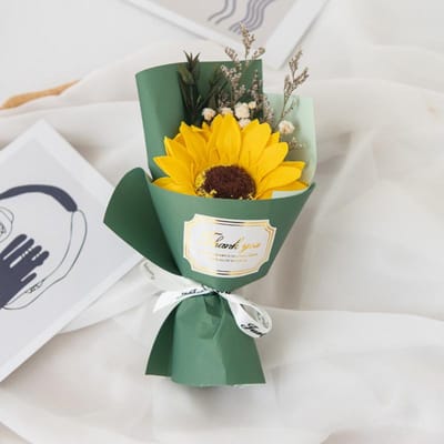 Mini bouquet de fleurs de savon en rose Fleurs artificielles Décoration de mariage pour la maison Saint-Valentin Nouvel An Anniversaire Thanksgiving Festival Cadeau