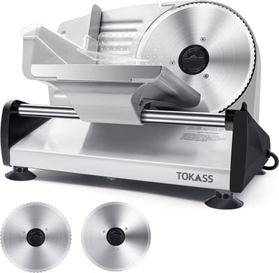 Multifunctionele Allessnijder – Luxe Snijmachine – Groente, Kaas, Vlees, Brood – Vernieuwd Design – 200W - Zilver