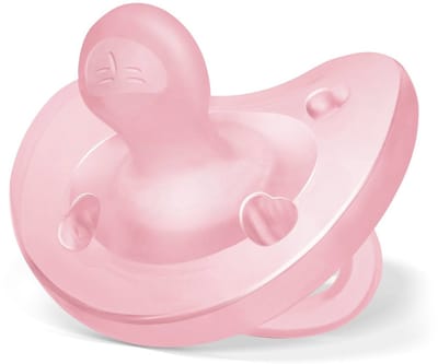Chicco 00073087110000 fopspeen Ultra-zachte fopspeen Anatomisch Silicone Roze