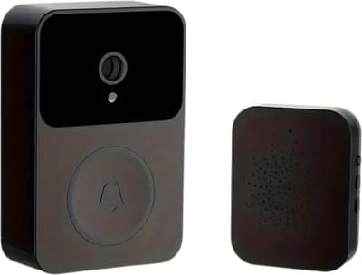 Bovista Video Deurbel - Deurspion Met Camera En Wifi - Videodeurbel - Draadloos - Deurbel (t-ring geluid) - Camera - Buiten - Nachtzicht - Zwart