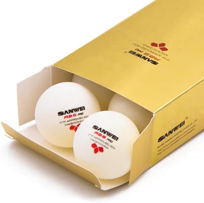 Tafeltennisballen - Bal set - Wedstrijd spelen - ITTF goedgekeurd - 40 millimeter - Wit