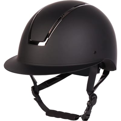 Harry's Horse Veiligheidscap Royal Matt Black- Gun Metal - 52-54