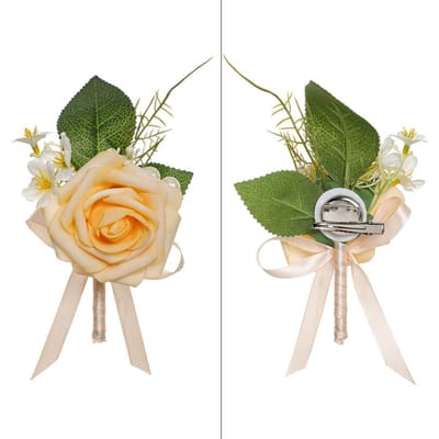 Mode Boutonnière Bruids Bruidsmeisje Corsage Bloemspelden Bruidegom Mannen Vrouwen Knopen Gat voor Mannen Bruiloft Accessoires