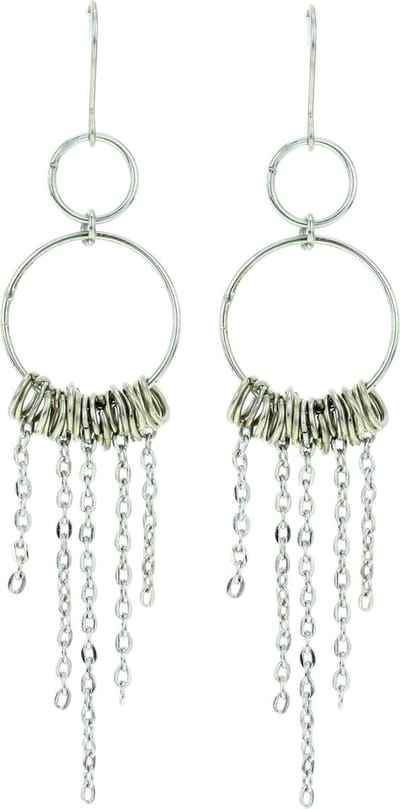 Behave - Oorbellen zilverkleur - Elegante hangers - Feestelijke look