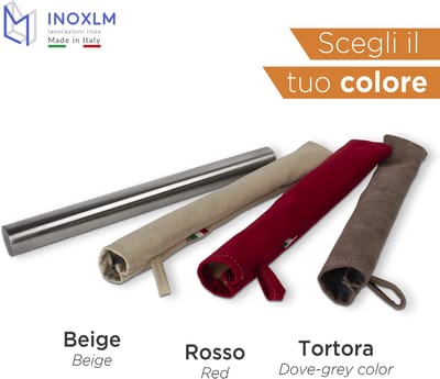 Deegroller van roestvrij staal voor suikerpasta, keuken, brood, pizza, cake (duifgrijs)