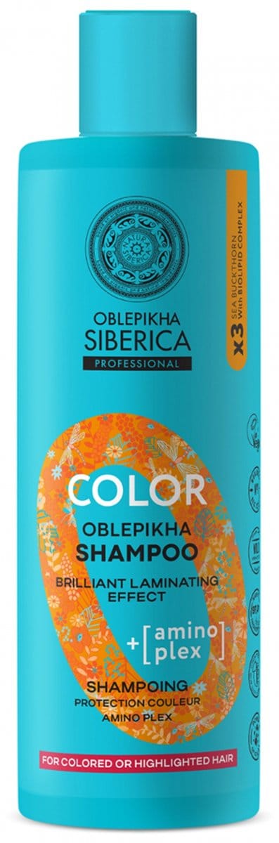 Natura Siberica Oblepikha Color Shampoo Kleurbescherming Amino Plex 400 ml