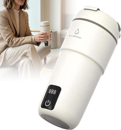 Waterkoker - Mini Ketel - Dranken Bereiden - Vier Temperatuurstanden - 350 ml - Wit