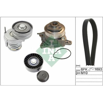 Schaeffler Ina Waterpomp + V-riemset INA 529 0534 30