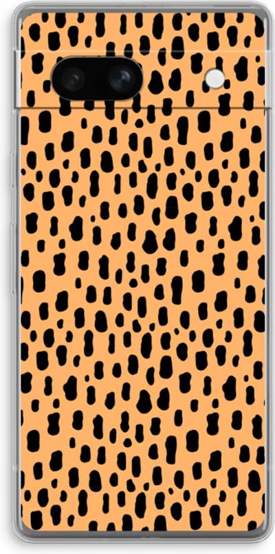 Case Company® - Hoesje geschikt voor Google Pixel 7A hoesje - Panter - Soft Cover Telefoonhoesje - Bescherming aan alle Kanten en Schermrand