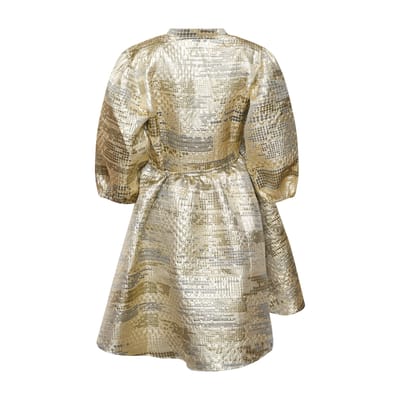 Jannie Aya-jurk in goud