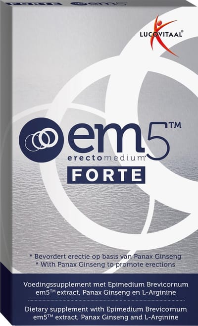 Lucovitaal EM5 Erectomedium Forte - 6 capsules - Voedingssupplementen