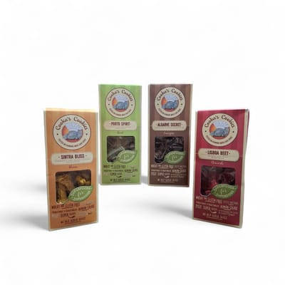 Cooka`s Cookies -Hondenkoekjes Super Food Bundel - 100% natuurlijk -Superfoods met o.a. verse banaan, kokos en zoete aardappel