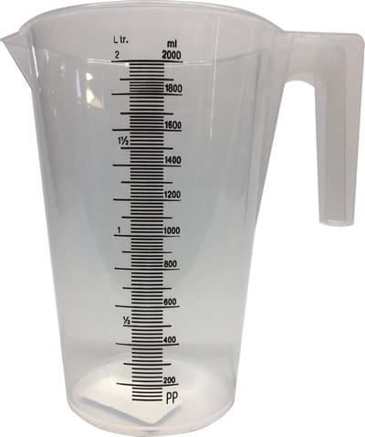 Maatbeker van 2 liter
