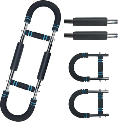 Multifunctionele Fitness Trainer - Fitness voor Boven- en onderlichaam - 3 weerstandniveaus - Borst en Armen - Rug en Schouders - Benen - Buikspieren - Chest Trainer - Fitness Apparaten Krachttraining voor Thuis - Muscle Pump