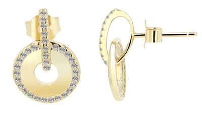 AKZENT Akzent Dames oorbel "Jiana" van 925 Sterlingzilver, gerhodineerd, duurzaam