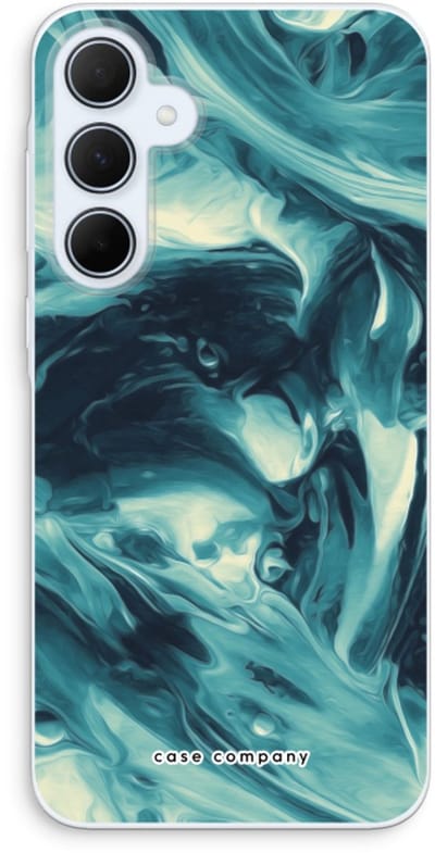 Case Company® - Hoesje geschikt voor Samsung Galaxy A35 hoesje - Dreaming About Whales - Soft Cover Telefoonhoesje - Bescherming aan alle Kanten en Schermrand