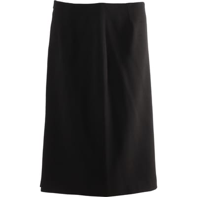 Max Mara midi-rok in zwart triacetaat