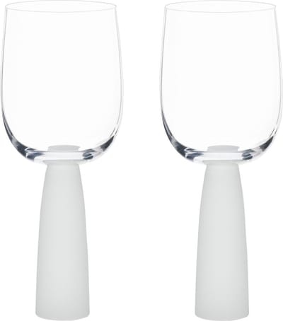 Anton Design Studio London unieke wijnglazen met ijsbodem 20.5 cm set van 2 Oslo