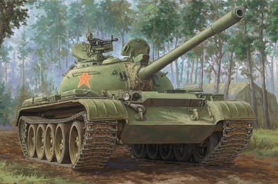 HobbyBoss Modelbouwpakket Militaire voertuigen - 84542 PLA 59-1 Medium Tank Plastic - 1:35 - Modelbouw