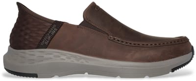 Skechers Slip-ins Relaxed Fit Parson Oswin Bruin Leer Slip-on Relaxed Fit Slippers